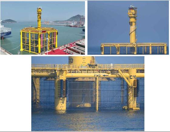 Shenlan 2 installed by China in the Korea-China Provisional Measures Zone (PMZ) of the Yellow Sea [YONHAP]