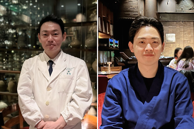 요시다 노부히로 셰프와 이제승 셰프 / 사진=권효정 여행+ 기자