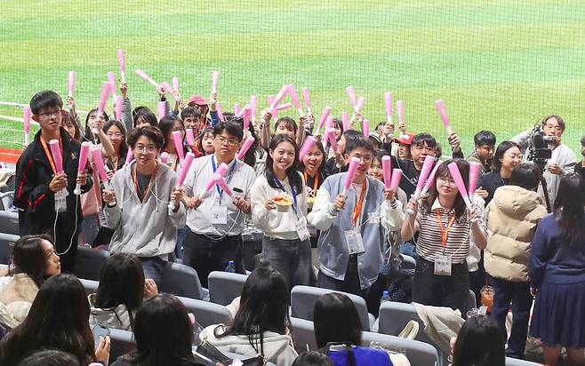 올 봄 ‘한국 야구여행’ 온 대만 젊은이들 [한국관광공사 제공]