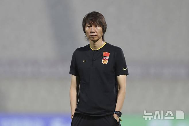 [샤르자=AP/뉴시스] 리톄 전 중국 축구대표팀 감독. 2021. 10. 7.