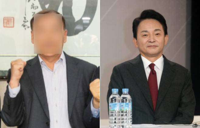 A 전 우크라이나 대사(왼쪽)와 원희룡 전 국토교통부 장관. 자료사진∙국회사진취재단