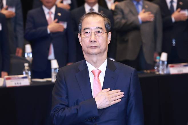 한덕수 대통령 권한대행. 연합뉴스