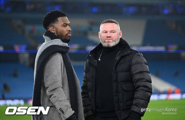 [사진] 대니얼 스터리지(왼쪽)와 웨인 루니 /ⓒGettyimages(무단전재 및 재배포 금지)