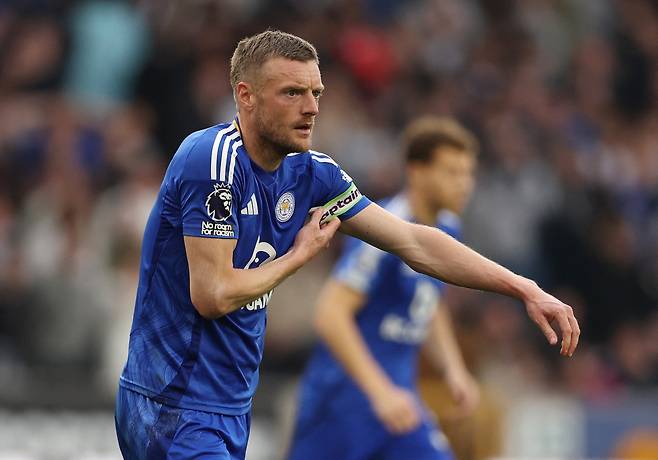 레스터 시티 제이미 바디. <저작권자(c) 연합뉴스, 무단 전재-재배포, AI 학습 및 활용 금지>