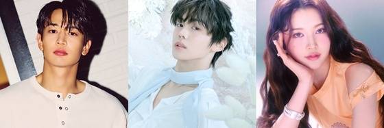 샤이니 민호, 제로베이스원 김규빈, 하츠투하츠 에이나 /사진제공=각 소속사