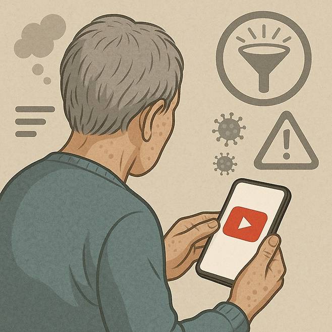 노년기 유튜브 과의존 [자료 사진]