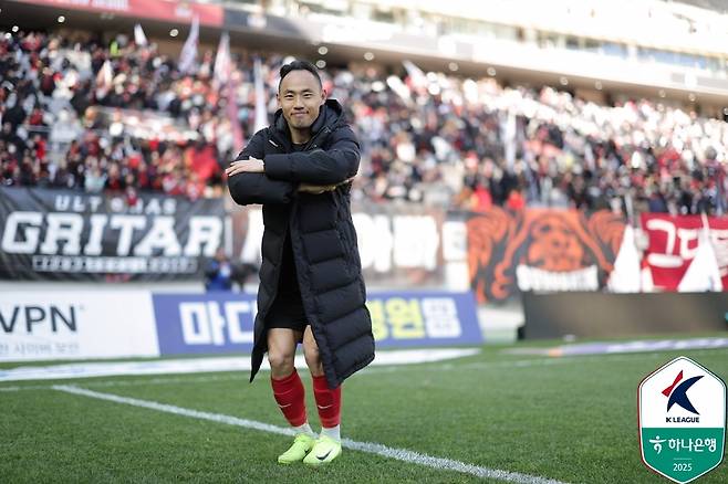 주말 관제탑 세리머니 펼쳐야 할 문선민 [한국프로축구연맹 제공. 재판매 및 DB 금지]