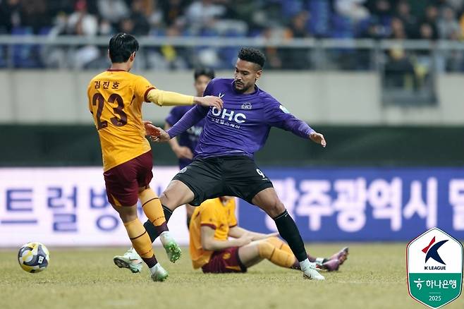 안양의 주포 모따  [한국프로축구연맹 제공. 재판매 및 DB 금지]