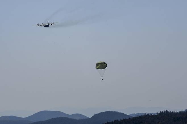 해병대 합동 공중재보급 훈련 [해병대 제공. 재판매 및 DB 금지]