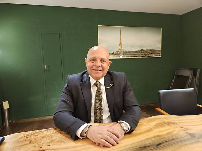 칼리드 압델라흐만 주한 이집트 대사 [촬영 노재현]