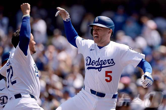 LA 다저스가 5연승을 내달렸다. ⓒ AFP=뉴스1