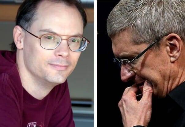 팀 스위니 에픽 CEO와 팀 쿡 애플 CEO