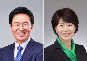 (왼쪽부터)정진욱 국회의원, 임선숙 변호사