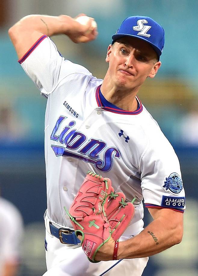 삼성 시절 뷰캐넌. ⓒ 뉴시스