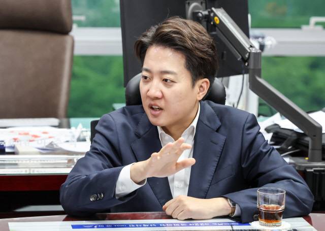 이준석 개혁신당 대선 후보. 박동욱기자 fufus@