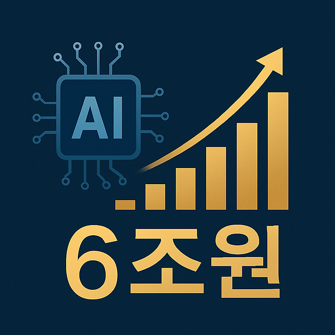지난해 기준 국내 인공지능(AI) 시장 규모가 6조원을 돌파했다. [AI 생성 이미지]