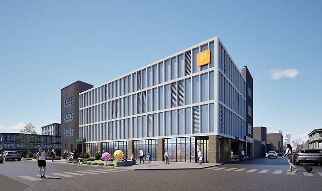 대전역 인근인 동구 정동에 들어설 어울림그린센터 조감도. 대전시 제공