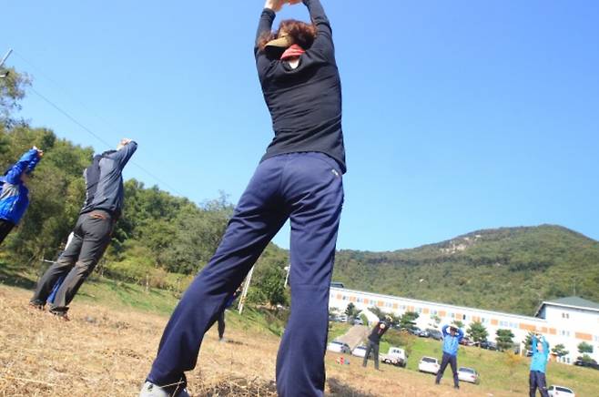 2014년 충남 공주시 이인면 계룡산센터에서 열린 한겨레휴센터 해독단식캠프모습. 박미향 기자 mh@hani.co.kr