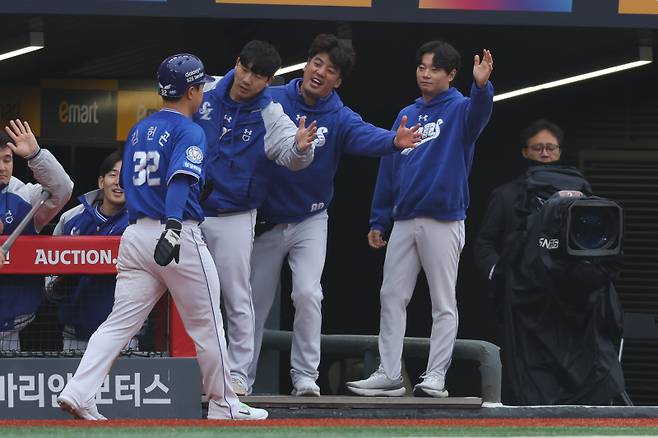 삼성 선수들. 삼성 제공