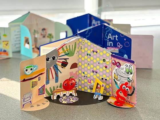 디뮤지엄 '취향가옥'의 체험 프로그램에 참여한 어린이가 제작한 컬렉터 북. 사진 대림문화재단