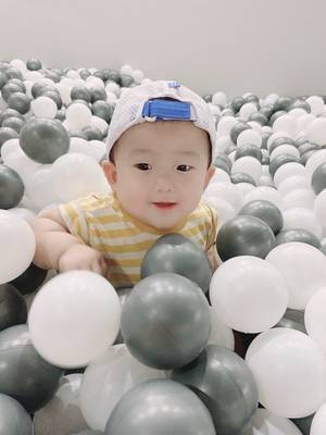 2020년 10월 심장·폐·간·신장을 기증하고 떠난 고 서정민 군의 생후 9개월 당시 모습.    이나라 씨 제공