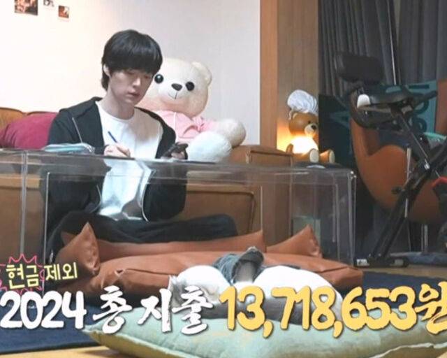 안재현이 2024년 동안 쓴 카드 값은 1천 371만 8653원이다. / MBC '나 혼자산다' 캡처