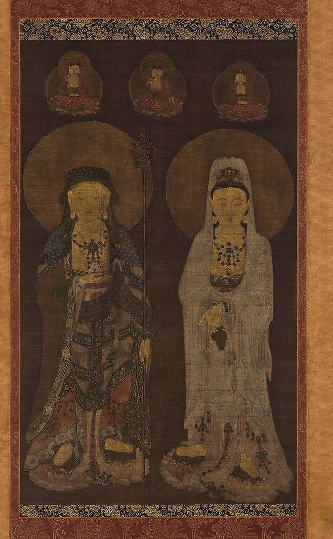 관음, 지장보살 병립도. 사진=가나아트센터 제공. *재판매 및 DB 금지