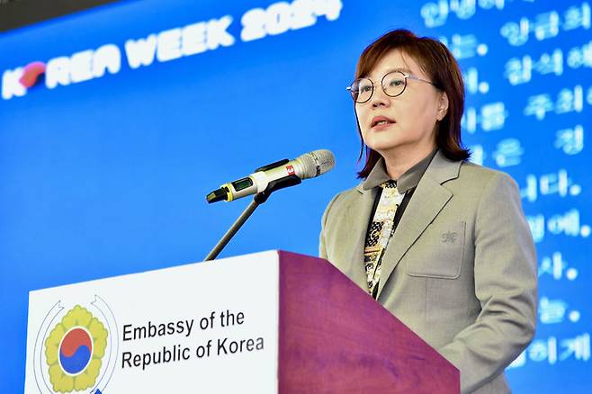 [안동=뉴시스] 양금희 경북도 경제부지사. (사진=경북도 제공) 2024.05.01 *재판매 및 DB 금지