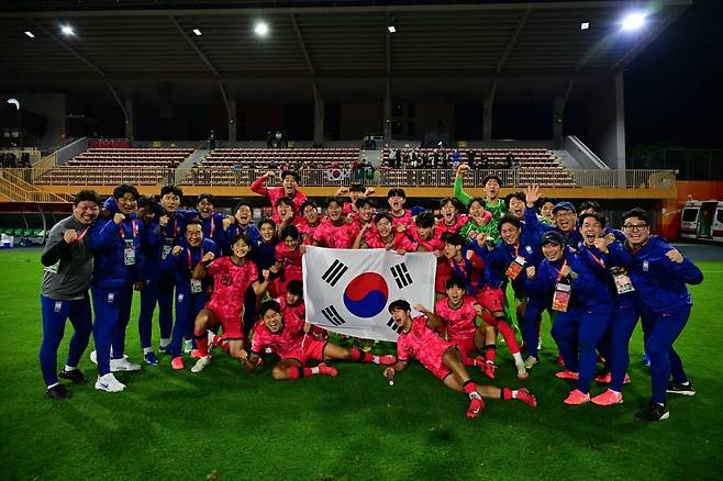 이창원 감독이 이끄는 U-20 대표팀은 9월 2025 칠레 U-20 월드컵을 준비하고 있다. 이 감독은 이달 국내소집훈련과 다음 달 이집트 친선대회를 통해 팀의 완성도를 최대한 높이겠다는 의지다. 사진제공｜대한축구협회