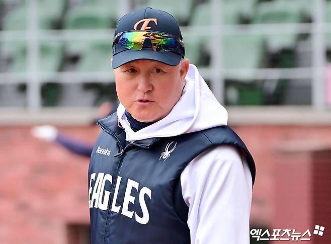 김경문 한화 감독이 예상했던 대로 1일 대전한화생명볼파크에서 열릴 '2025 신한 SOL Bank KBO 리그' LG와 정규시즌 여섯 번째 맞대결은 우천 취소됐다. 팀은 9연전 기간 재정비할 시간을 얻었다. 엑스포츠뉴스 DB