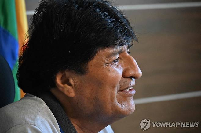 에보 모랄레스 볼리비아 전 대통령 [AFP 연합뉴스 자료사진. 재판매 및 DB 금지]