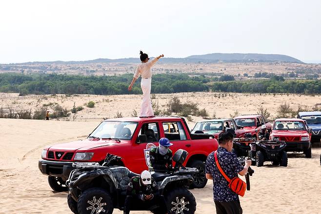 인증샷 명소 '화이트 샌드 듄' [사진/임헌정 기자]