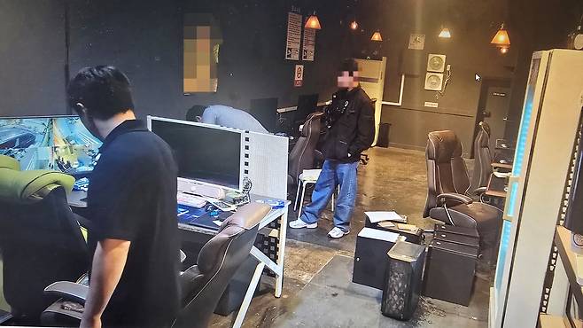 단속에도 영업 강요…성인PC방 통해 불법도박장 운영 일당 덜미 [서울경찰청 형사기동대 제공. 재판매 및 DB 금지]