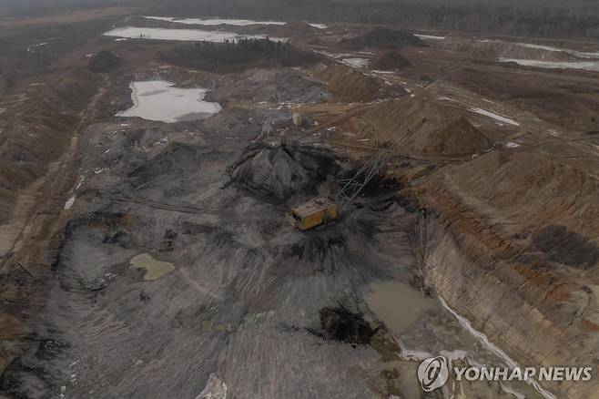 우크라이나의 티타늄 노천광산 [AFP 연합뉴스 자료사진. 재판매 및 DB 금지]