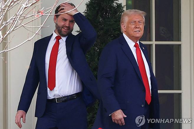 도널드 트럼프 미국 대통령과 J.D. 밴스 부통령 [로이터=연합뉴스 자료사진]