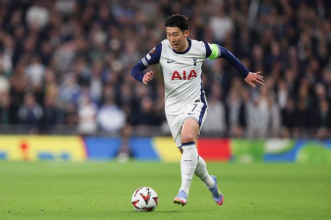 지난 11일 프랑크푸르트전에서의 손흥민. /EPA 연합뉴스