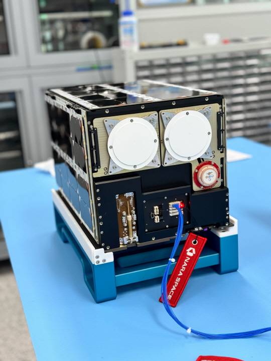 K-라드큐브 탑재체 모습.