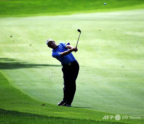 미국프로골프(PGA) 투어에서 통산 17승을 기록한 짐 퓨릭이 과거 대회에서 골프 스윙을 하는 모습이다. 사진제공=ⓒAFPBBNews = News1 (사진을 무단으로 사용하지 마십시오.)