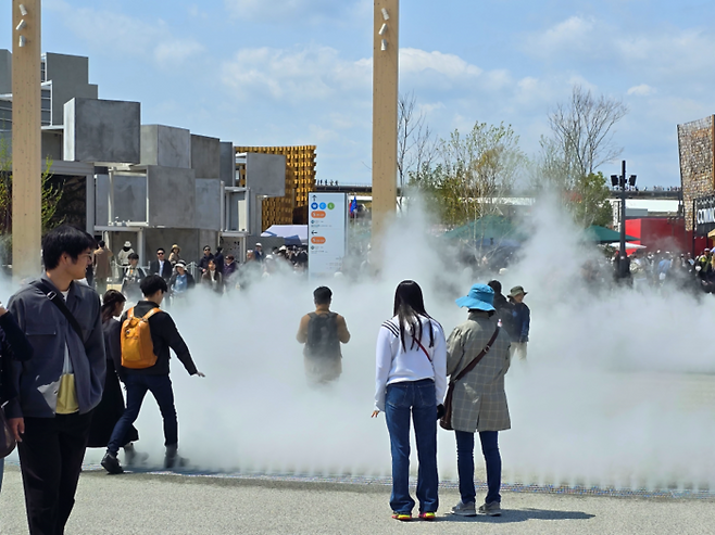 2025 오사카·간사이 엑스포장 내부 / 사진=김혜성 여행+ 기자