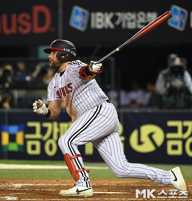 LG 역대 최고의 외국인 타자인 오스틴. 사진=천정환 기자