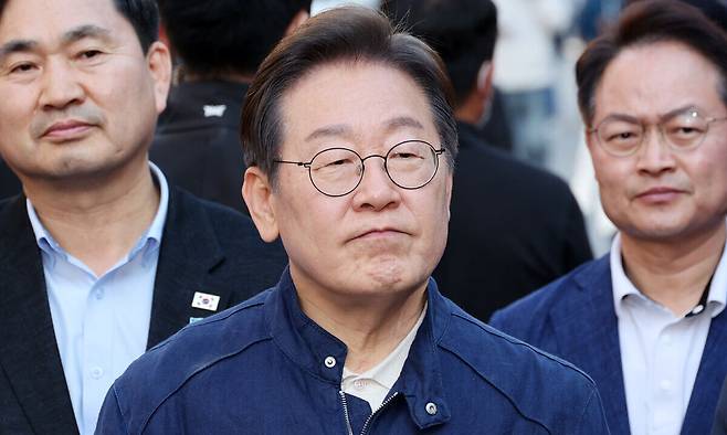 이재명 더불어민주당 대선후보. 뉴시스