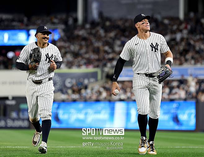 ▲ 그리샴과 저지는 올 시즌 양키스의 상위 타선을 이끌어가고 있다