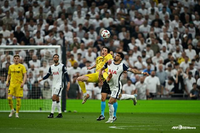 토트넘(흰색 유니폼)-보되/글림트 경기. /AFPBBNews=뉴스1
