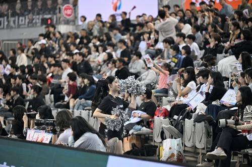 핸드볼 H리그 경기장 관중석 모습.  [한국핸드볼연맹 제공. 재판매 및 DB 금지]