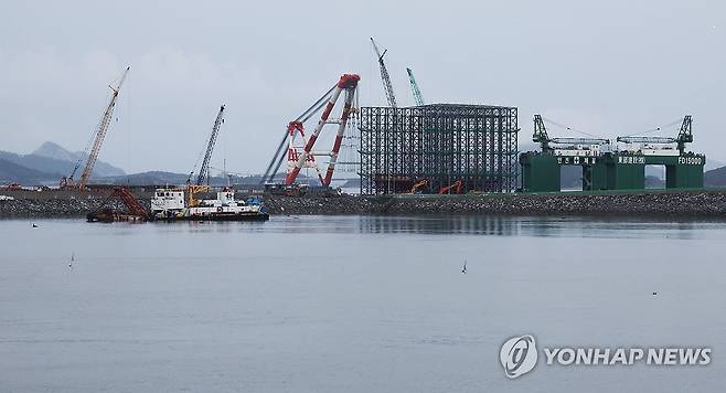 새만금 신항만 공사 [연합뉴스 자료사진]