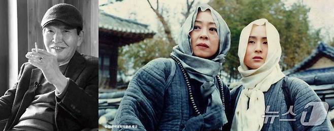 故 송길한 작가와 영화 비구니.(1984) 장면(전주국제영화제 제공. 재판매 및 DB금지)