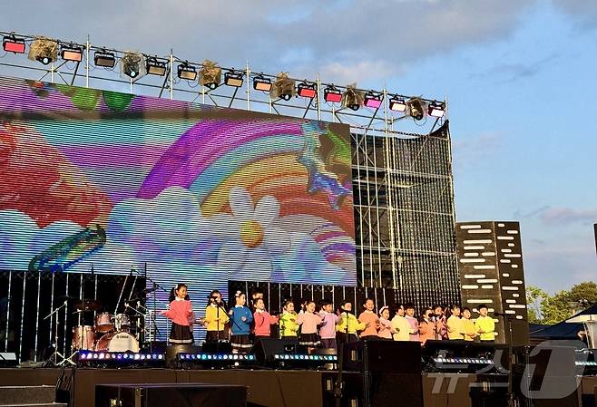 중기부는 3일 세종시 세종중앙공원에서 5월 동행축제 개막행사를 열었다. ⓒ News1 이민주 기자