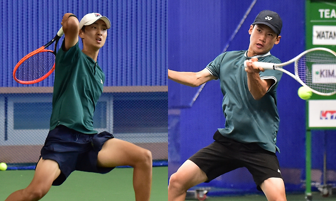 백투백 결승 맞대결을 펼치게 된 김동민과 김원민(오른쪽, 사진=황서진 기자)