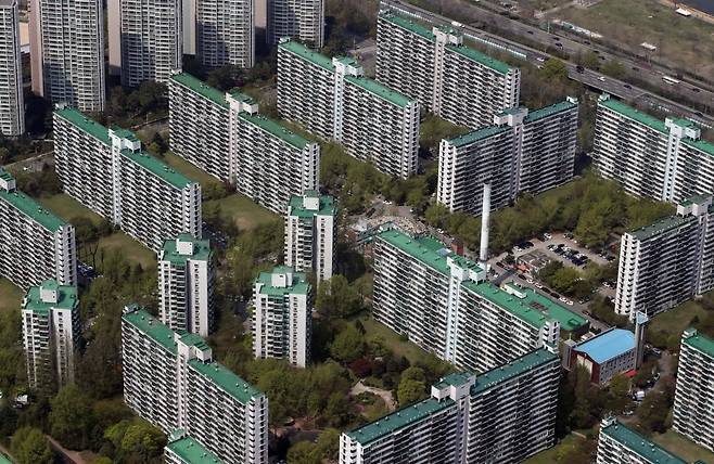 서울 송파구 잠실동 '주공아파트 5단지' 전경. 사진=연합뉴스