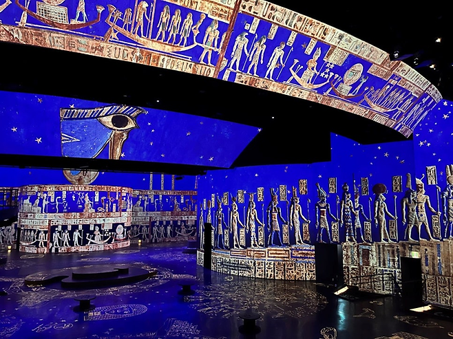 ‘파라오의 이집트, 빛으로 깨어난 고대 문명’展/사진=TMONET - Théâtres des Lumières 제공